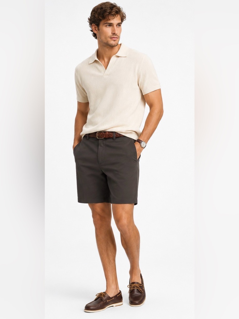 Swet Tailor The Everyday Chino Short in Grey